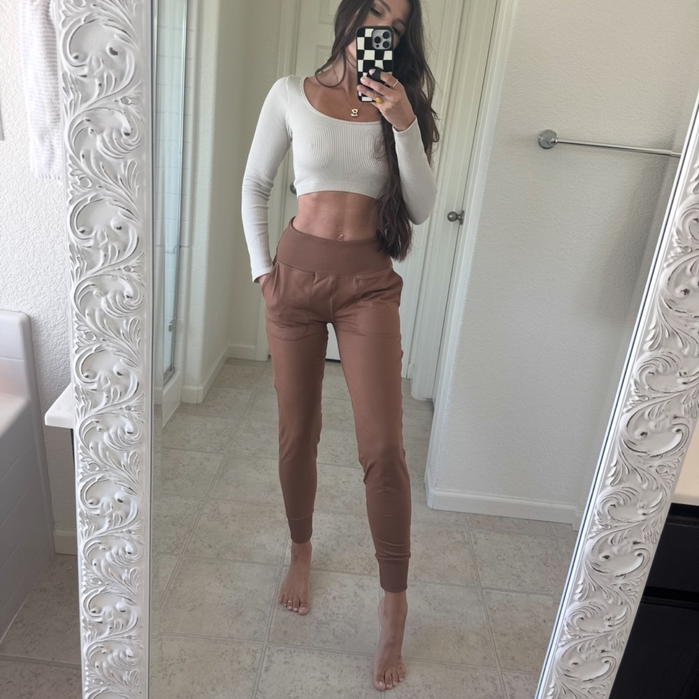 Brown joggers